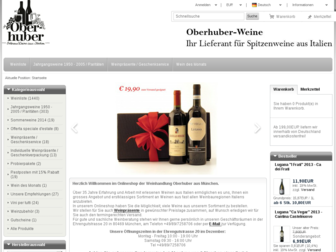 oberhuber-weine.com website preview