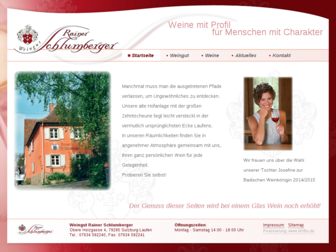 weingut-schlumberger.de website preview