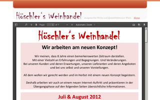 weinhandel-hoeschler.de website preview