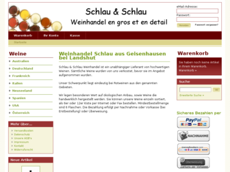 weinhandel-schlau.de website preview