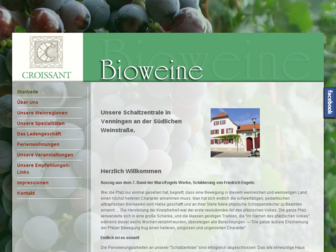 bioweinecroissant.de website preview