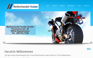 motorradreifen-vuidar.de website preview