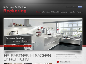 kuechen-moebel-beckering.de website preview