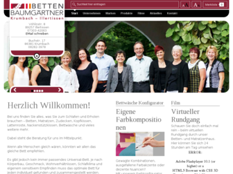 betten-baumgaertner.de website preview