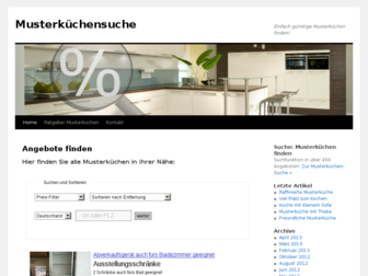 musterkuechensuche.com website preview