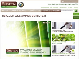 biotex-bettwaren.de website preview