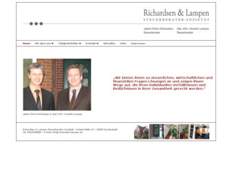 richardsen-lampen.de website preview