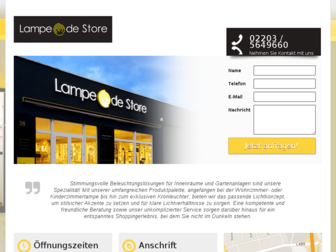 lampe-store.de website preview