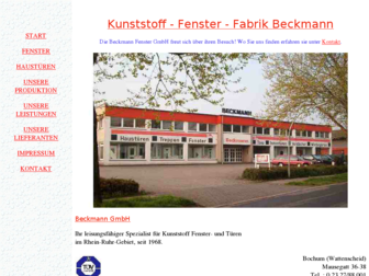 fensterfabrik-beckmann.de website preview