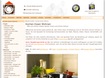 kochen-essen-wohnen.de website preview