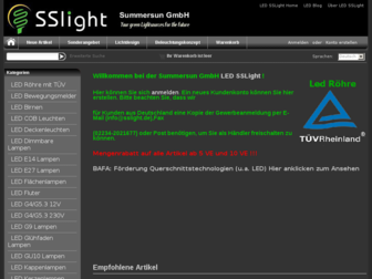 sslight.de website preview