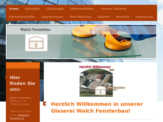 walchfensterbau.de website preview