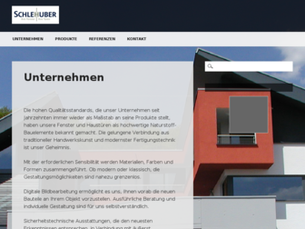 fensterbau-schlehuber.de website preview