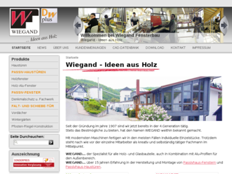 wiegand-info.de website preview