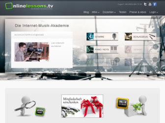 onlinelessons.tv website preview