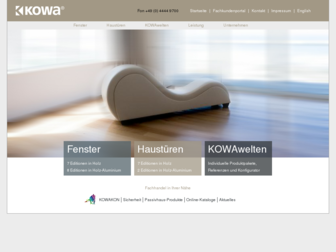kowa.de website preview