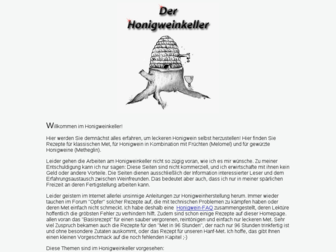 honigweinkeller.de website preview
