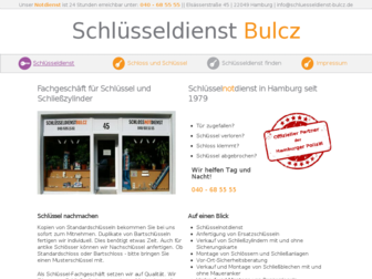 schluesseldienst-bulcz.de website preview