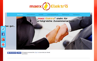maex-elektro.de website preview