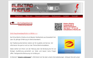 elektro-rhefus.de website preview