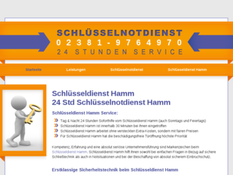 schluesseldienst-hamm.com website preview