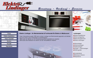 elektro-lindinger.de website preview