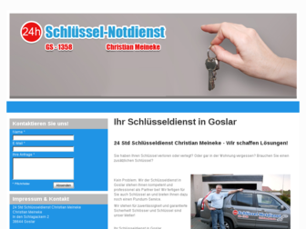 schluesseldienst-goslar.com website preview