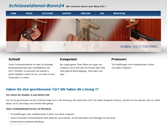 schluesseldienst-bonn24.de website preview