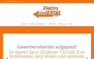 elektro-burkart.com website preview