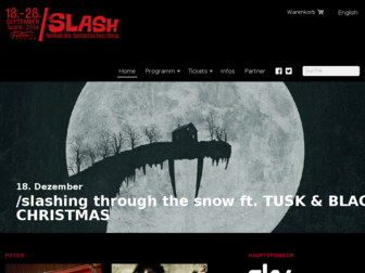 slashfilmfestival.com website preview
