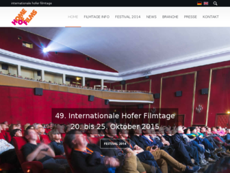hofer-filmtage.com website preview