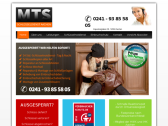mts-schluesseldienst-aachen.de website preview