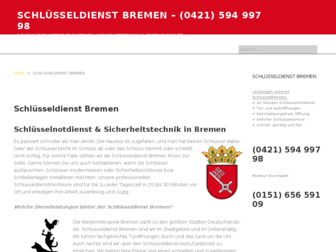 schluesseldienst-bremen.net website preview