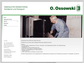 ossowski-tresore.de website preview
