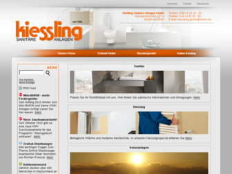 kiessling-sanitaer.de website preview