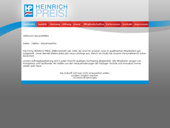 heinrich-preis.de website preview