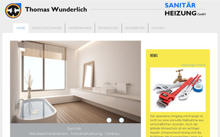 wunderlich-shk.de website preview