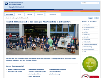 spenglermeisterschule.de website preview