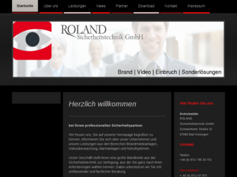 roland-sicherheit.com website preview