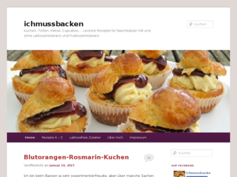 ichmussbacken.com website preview