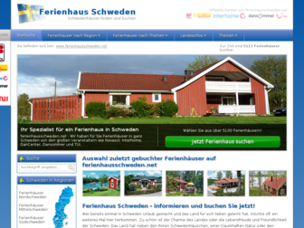 ferienhausschweden.net website preview
