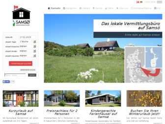 samsoferienhaus.de website preview
