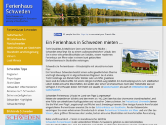 ferienhaus-schweden.de website preview