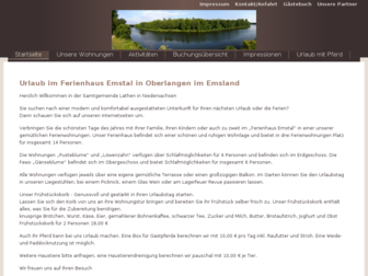 ferienhaus-emstal.de website preview