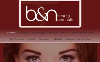 beauty-and-nails-norderstedt.com website preview