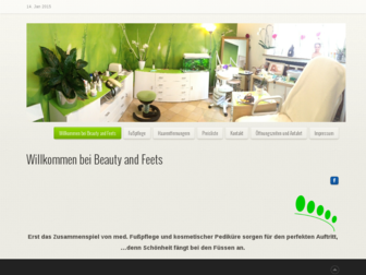 beauty-and-feets.de website preview