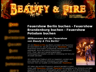 beauty-fire.de website preview