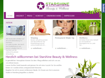 starshine-beauty.de website preview