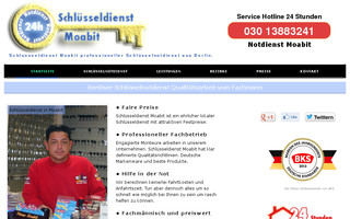 schluesseldienst-moabit.de website preview