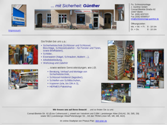 sicherheit-guenther.de website preview